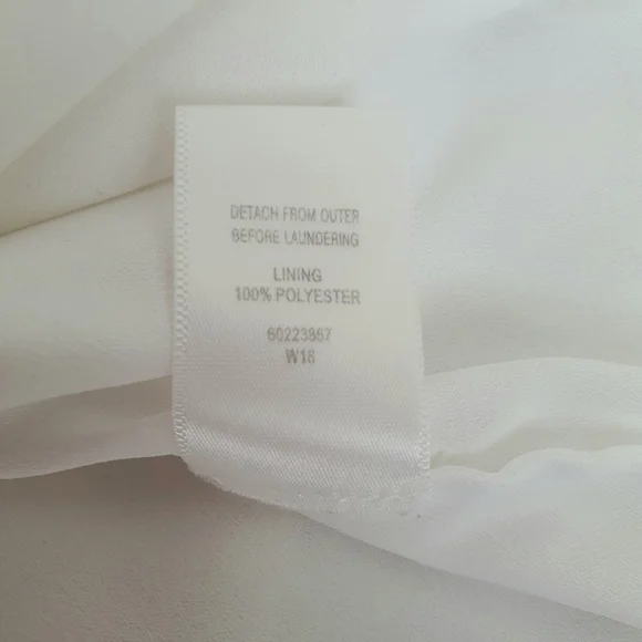 Witchery white lace long sleeve top and camisole set, size 4 - Picture 12 of 12